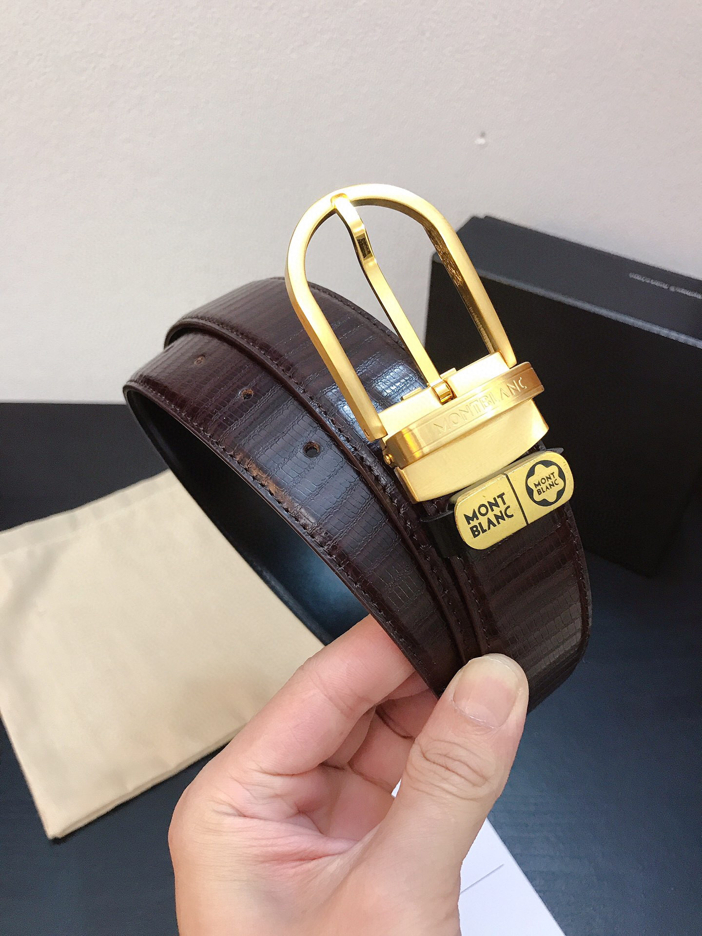 몽블랑 남자 벨트