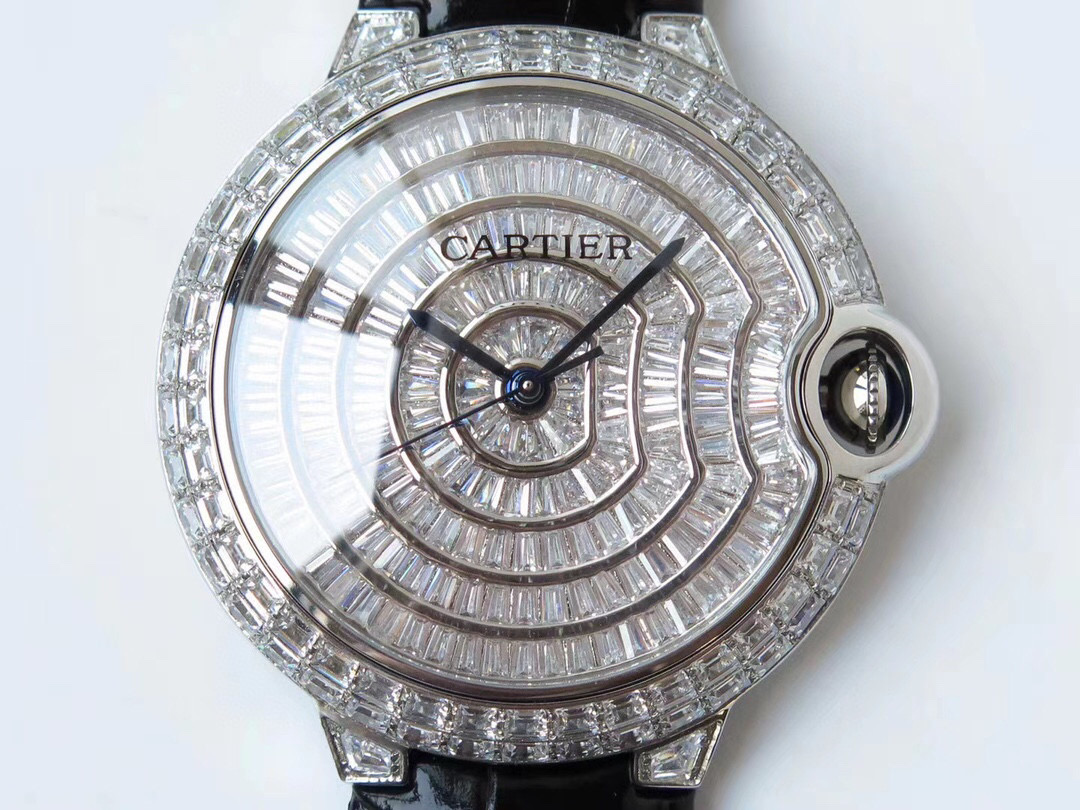 까르띠에 남녀공용 미러급 시계