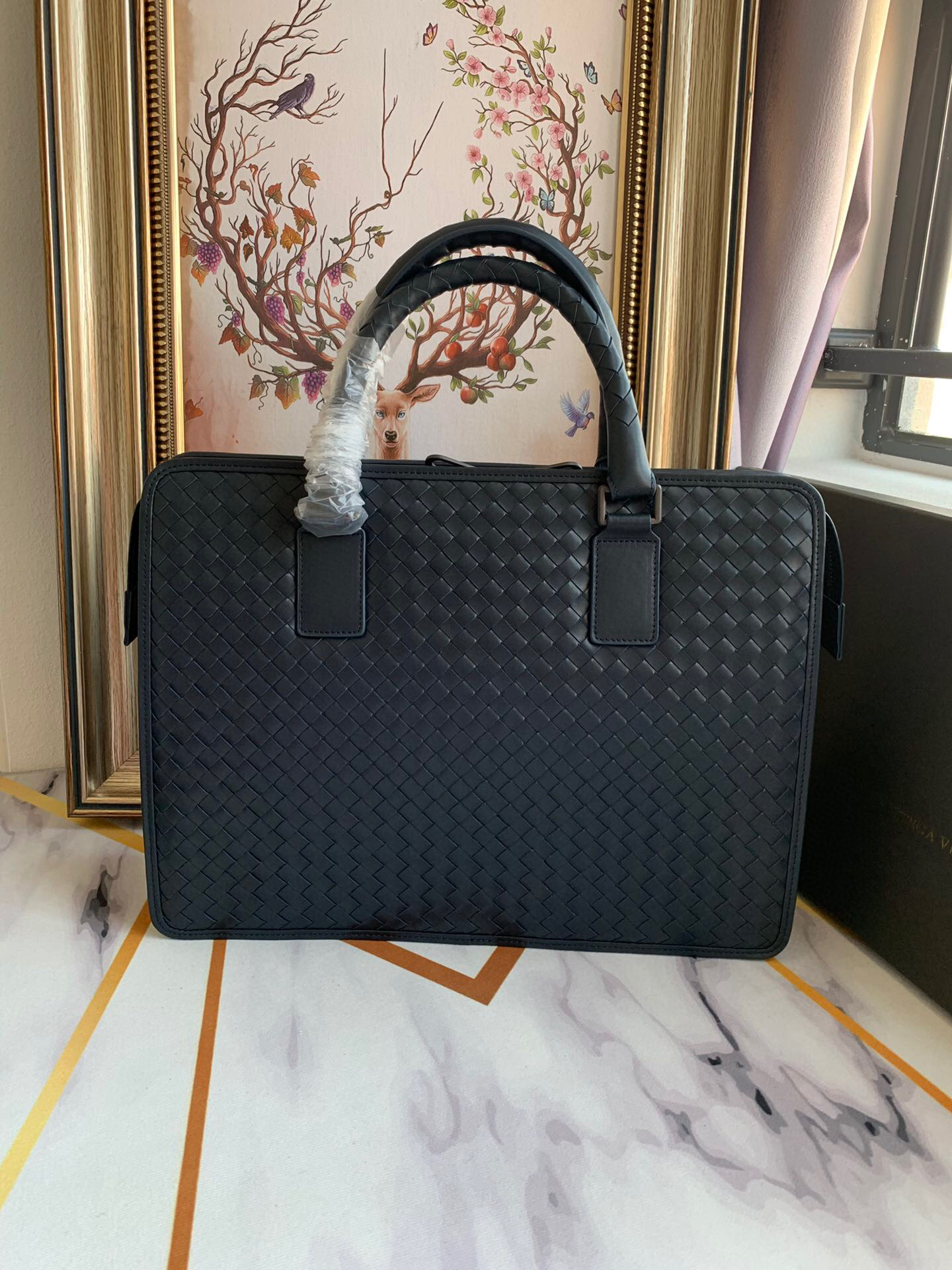 보테가베네타 송아지가죽 서류가방