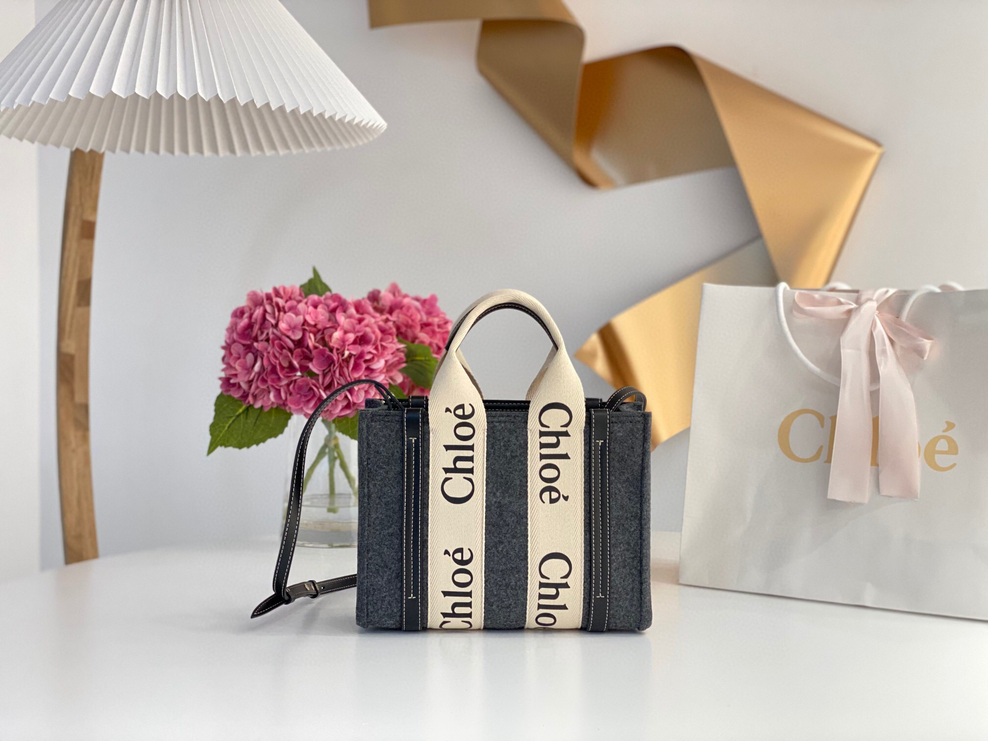 끌로에 스몰 우디백 토트백 여자가방