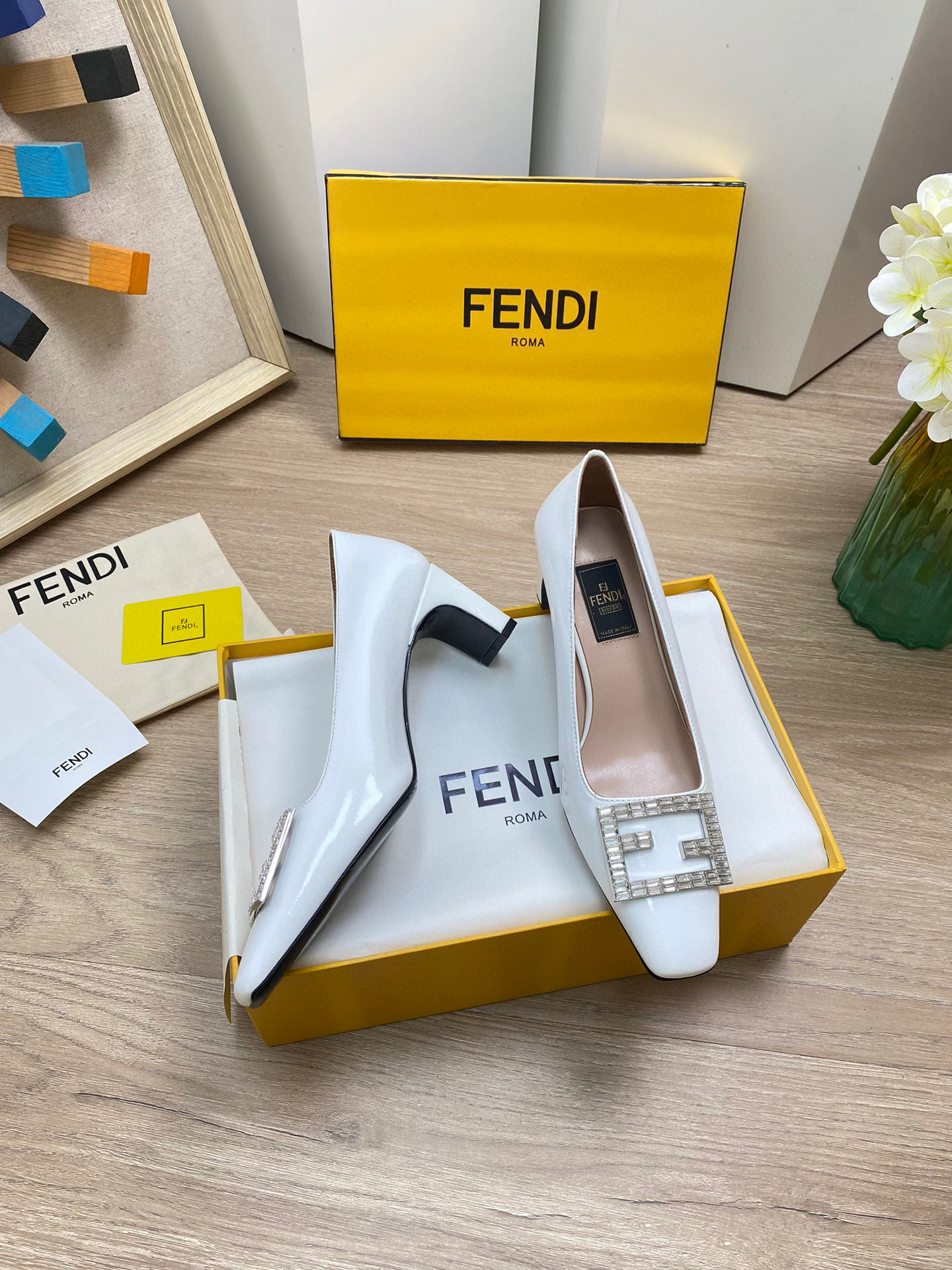 펜디  여자 구두.힐 9cm