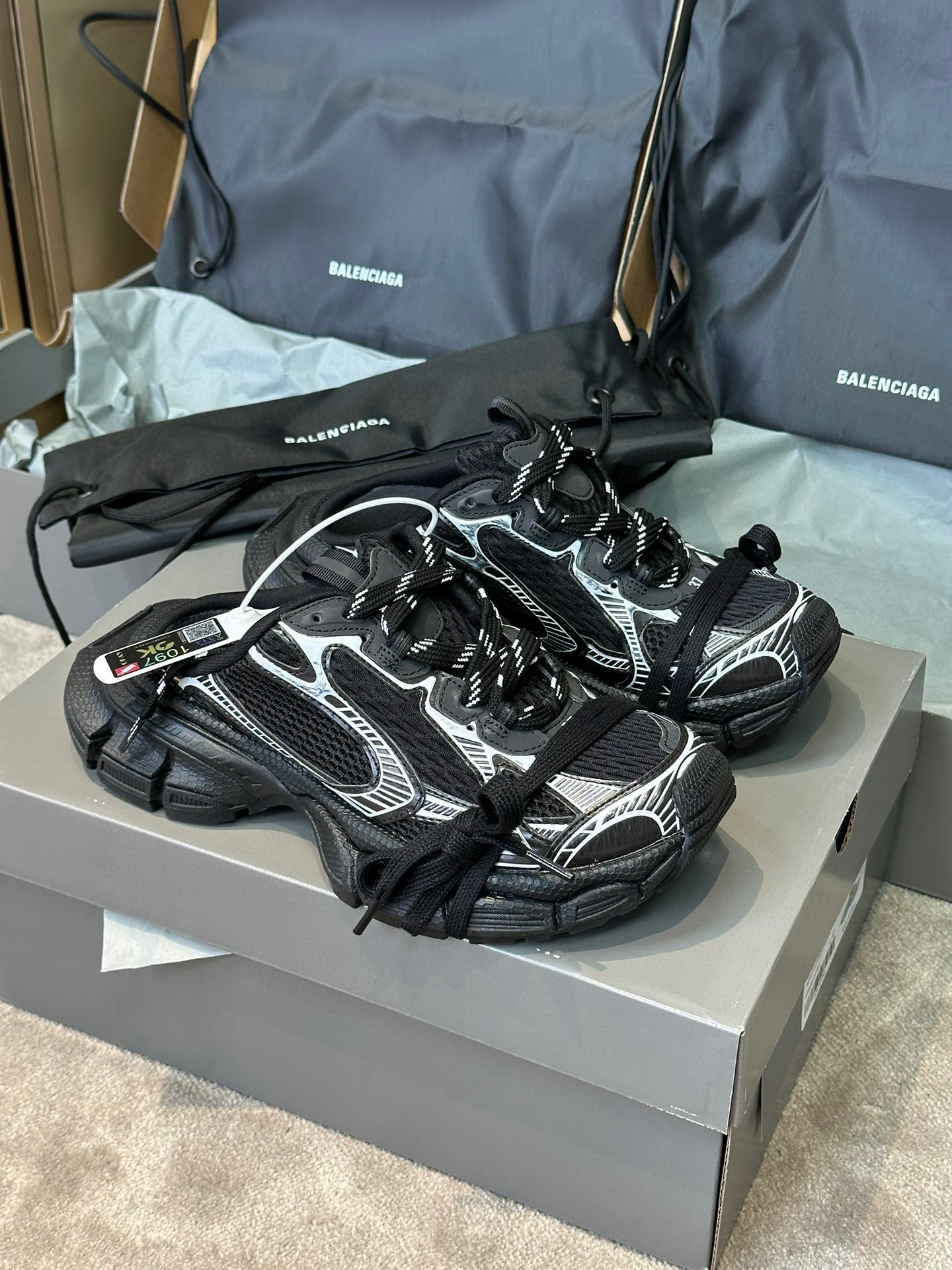 발렌시아가 남여공용 Blcg 3XL 뮬 스니커즈