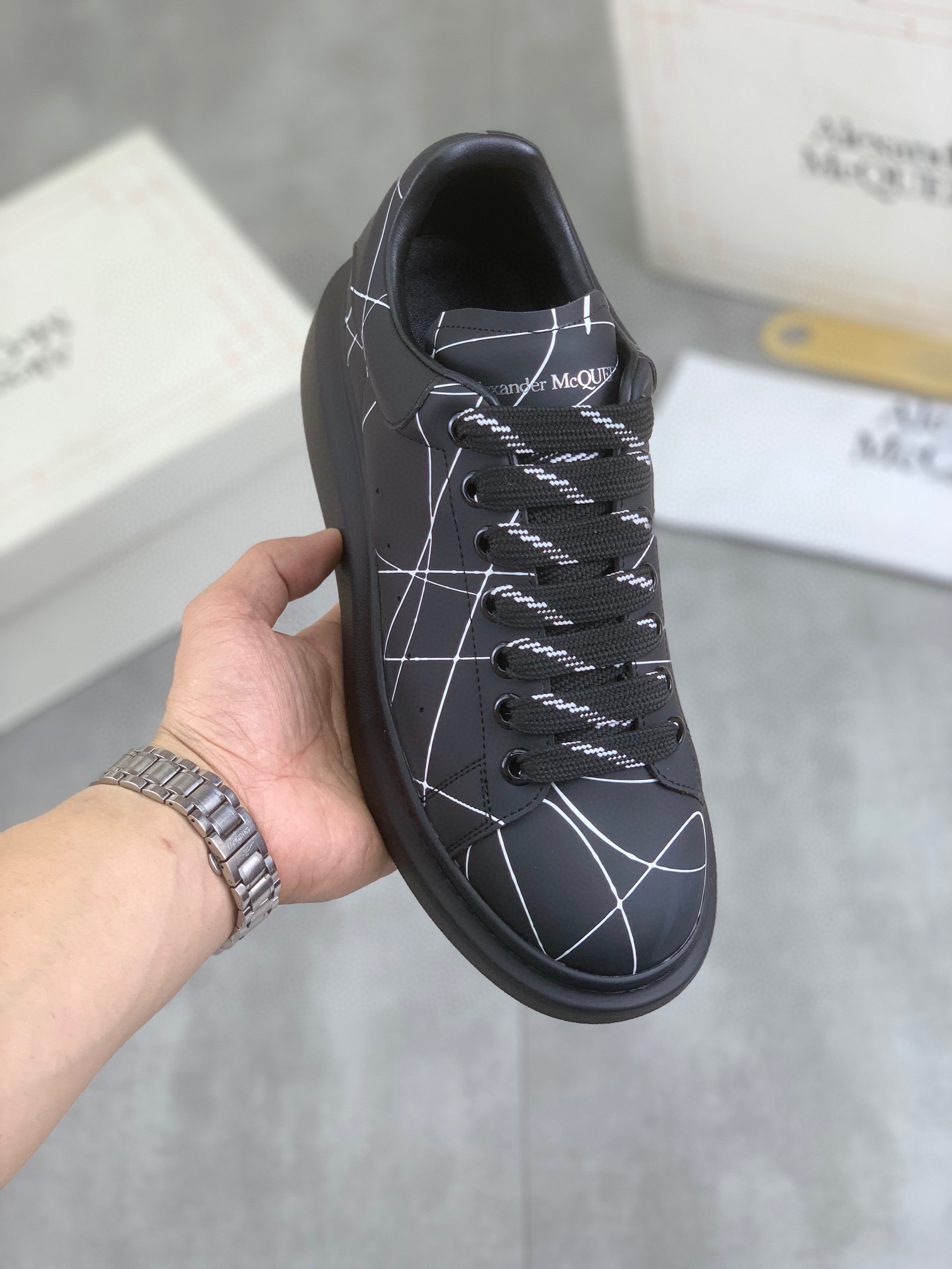 알렉산더 맥퀸 남자 스니커즈 신발 운동화