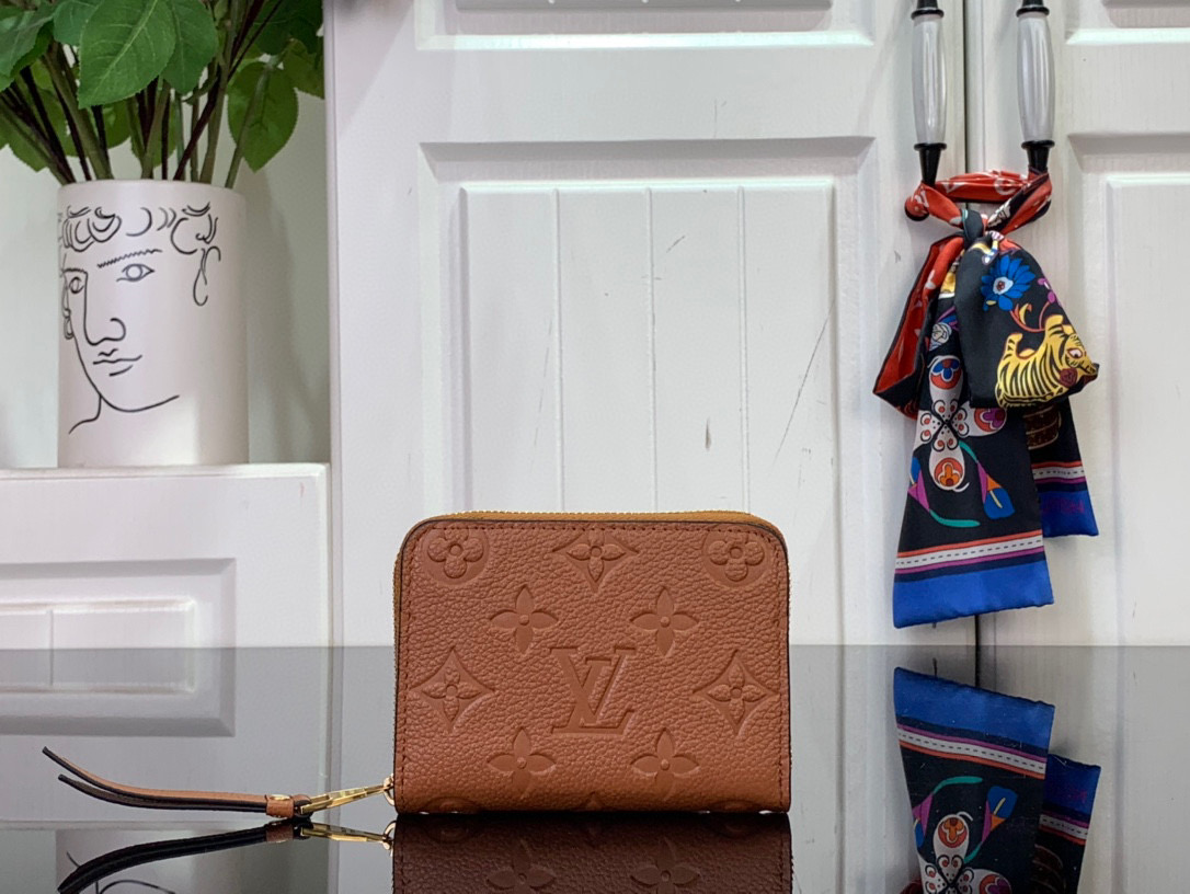 루이비통 여자 반지갑 m12760