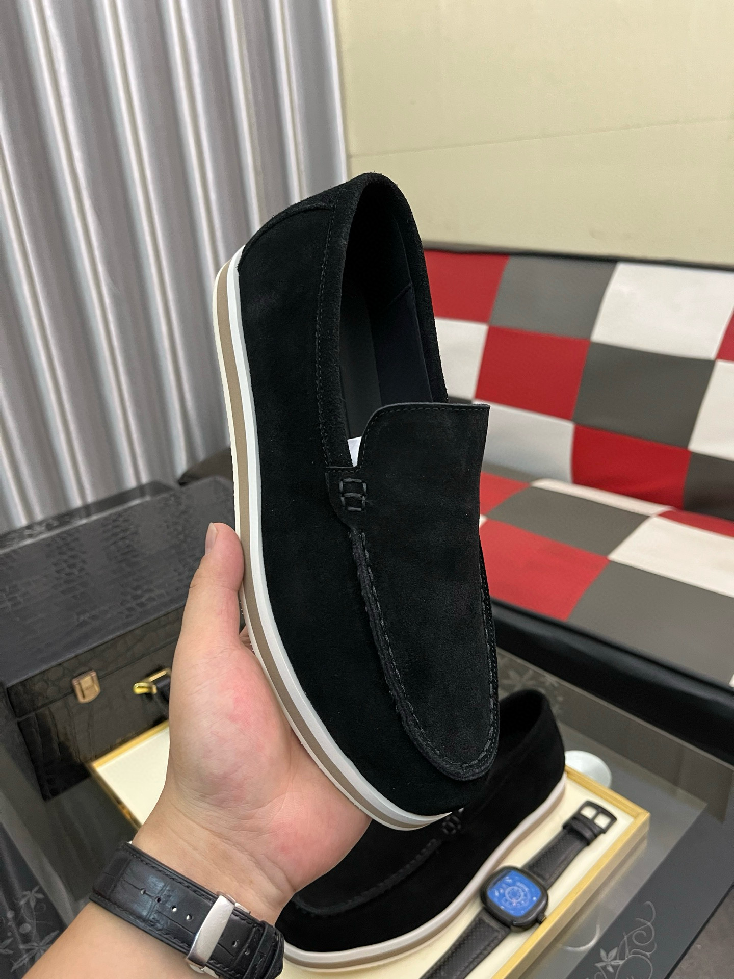 프라다 남자 스니커즈 신발 운동화