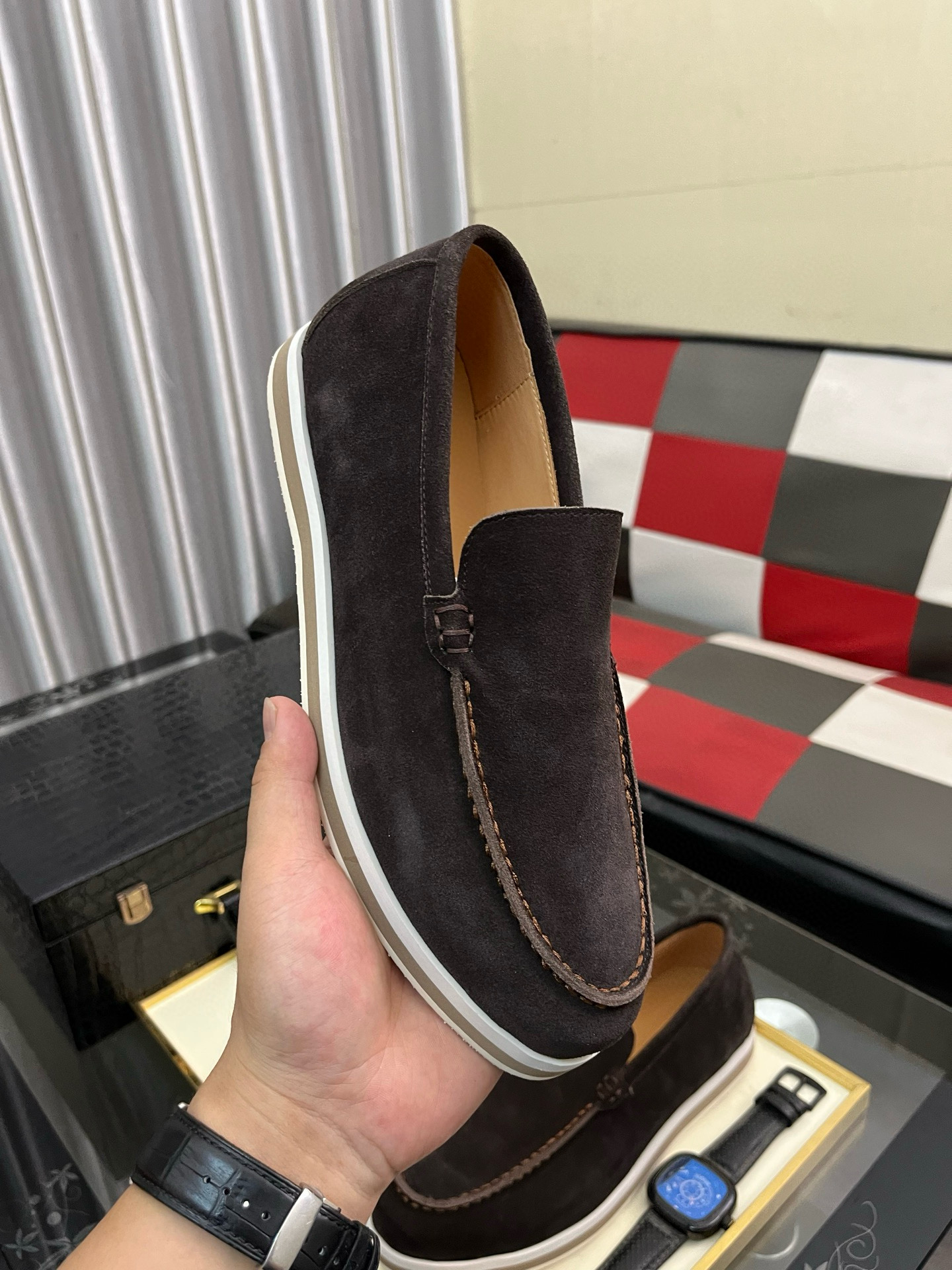 프라다 남자 스니커즈 신발 운동화