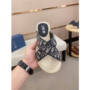 디올 남자 슬리퍼