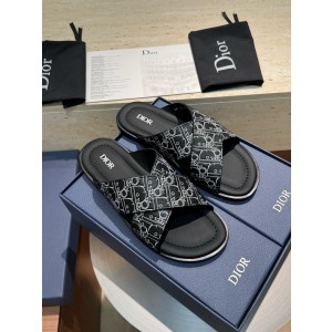디올 남자 슬리퍼
