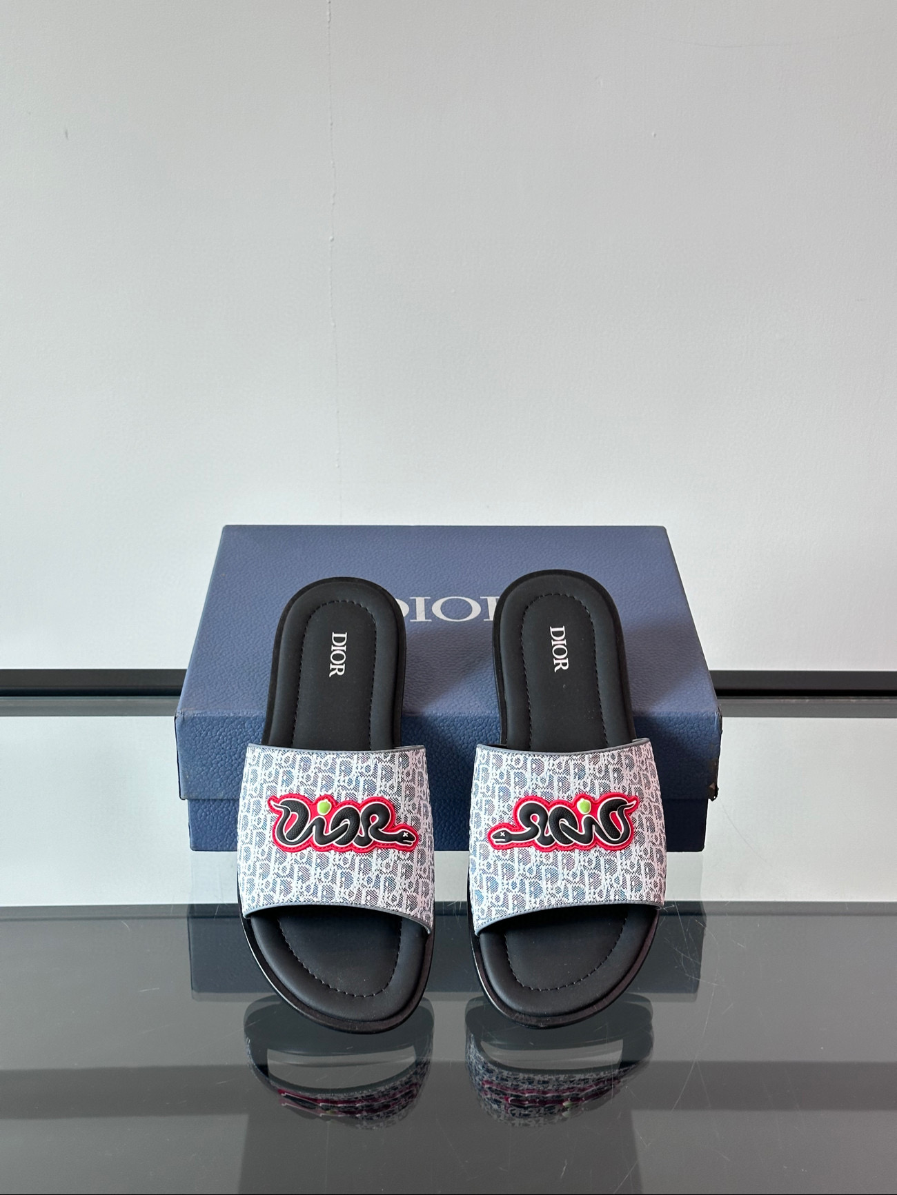 디올 남자 슬리퍼