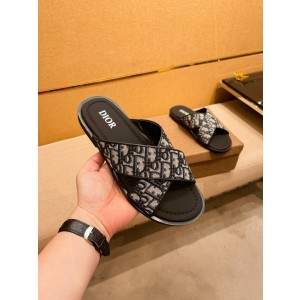 디올 남자 슬리퍼