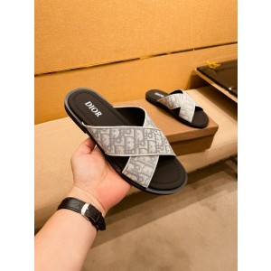 디올 남자 슬리퍼