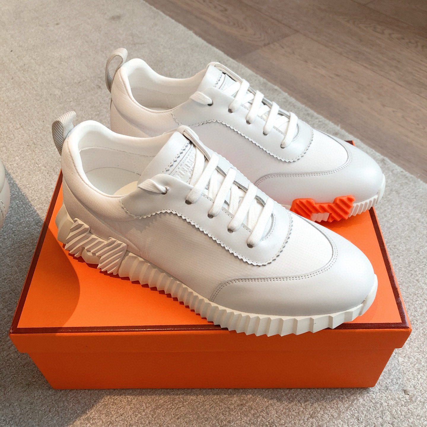 에르메스 남녀공용 키높이 3cm 신발 운동화 스니커즈