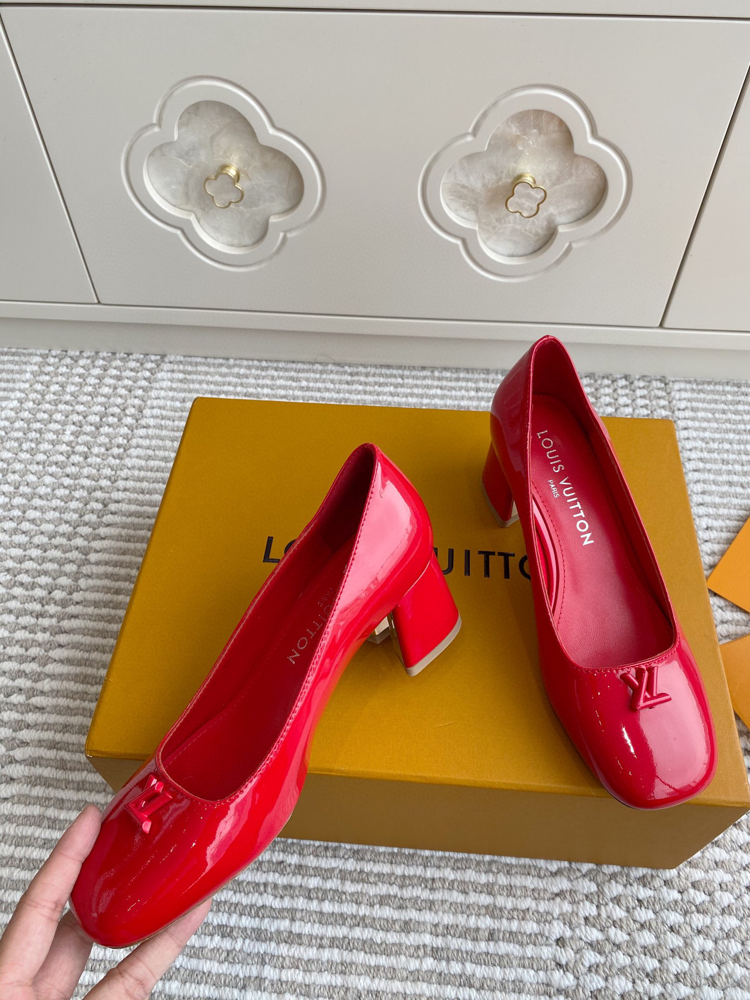 루이비통 여자 구두 5.5cm