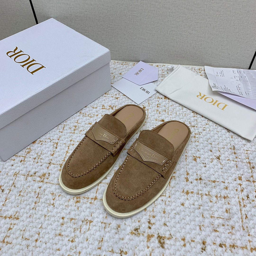 디올 여자 슬리퍼