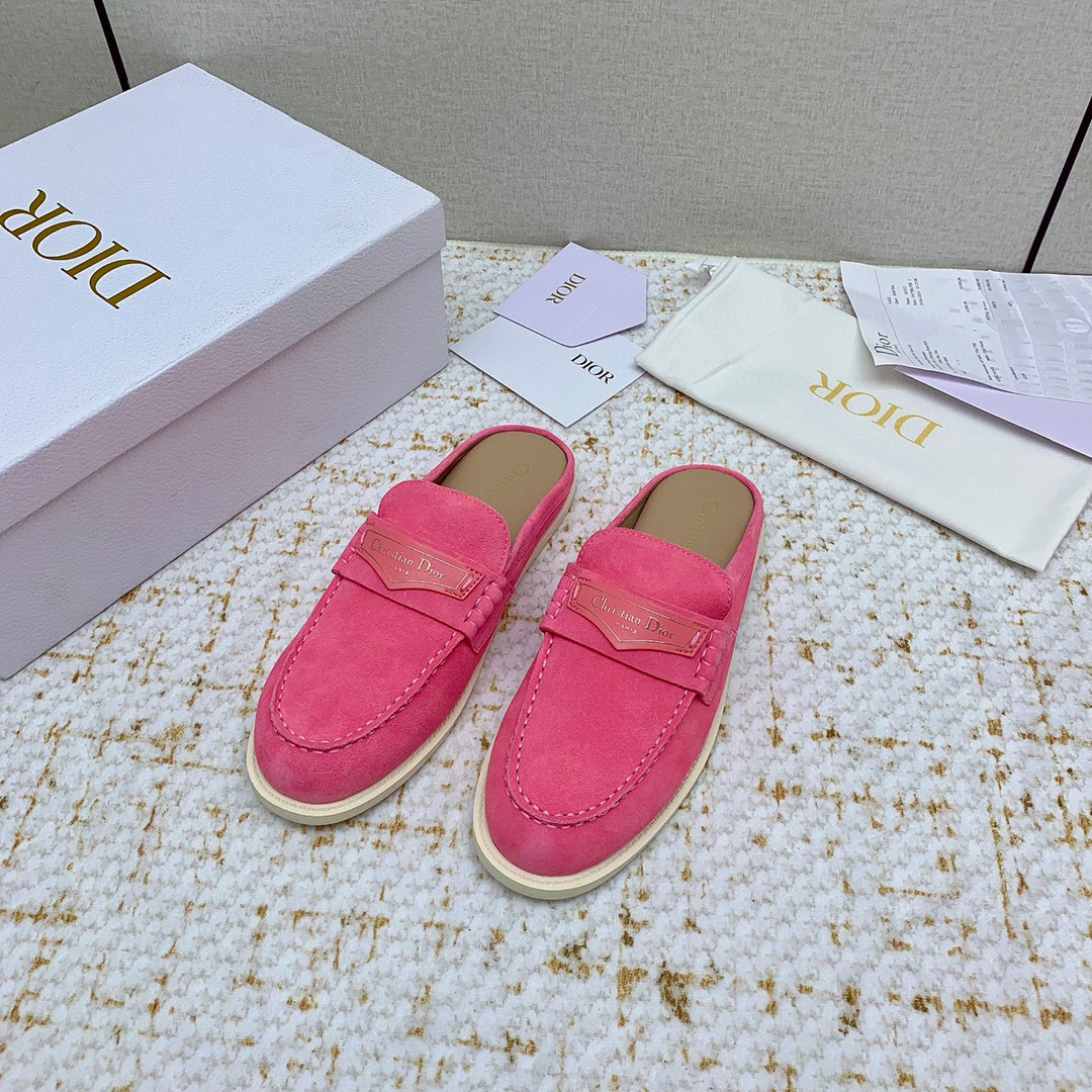 디올 여자 슬리퍼