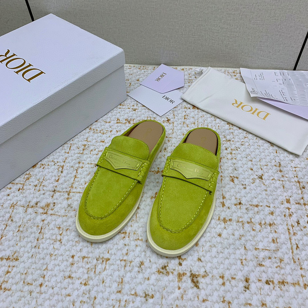 디올 여자 슬리퍼