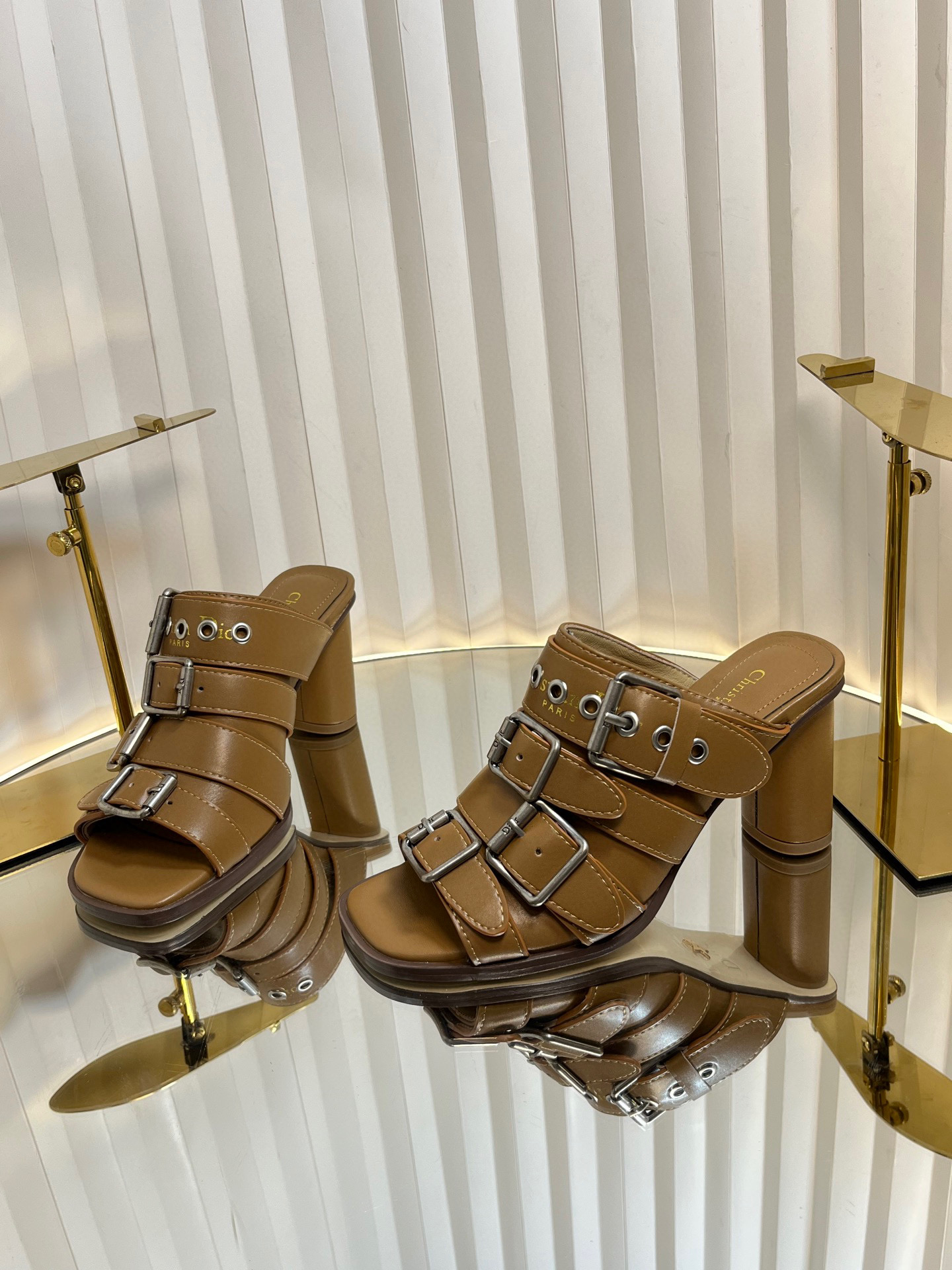 디올 여자 슬리퍼 8cm