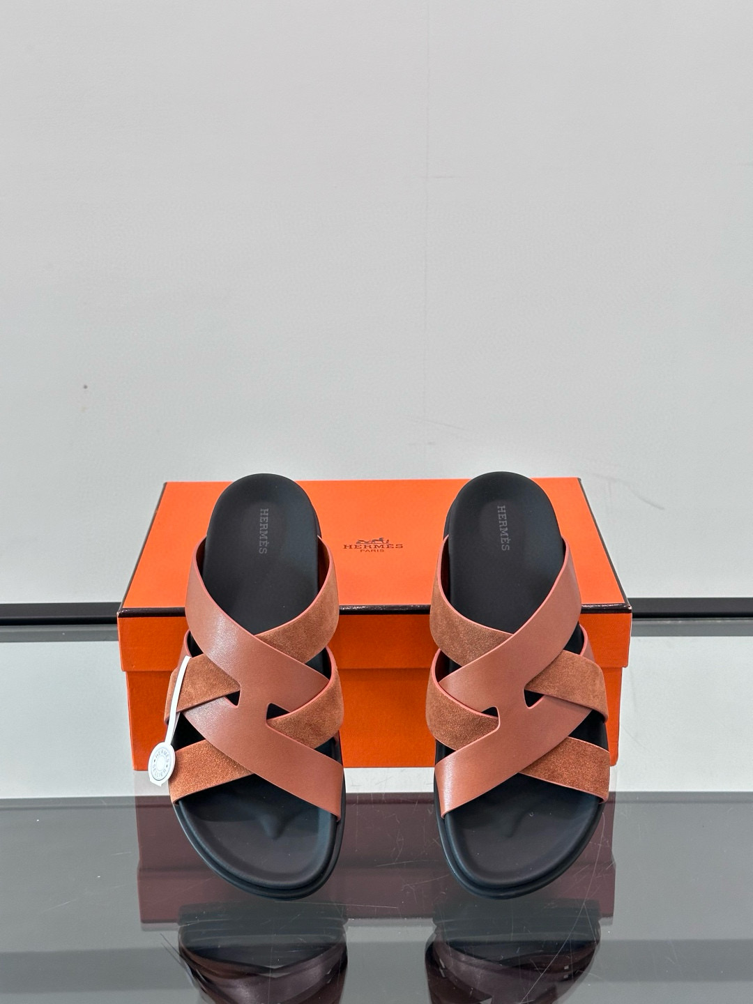 에르메스 남자 슬리퍼