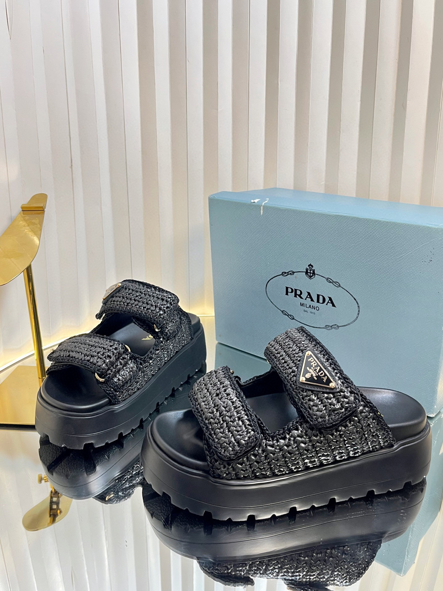 프라다 여자 슬리퍼 5.5cm