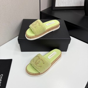 샤넬 여자 슬리퍼