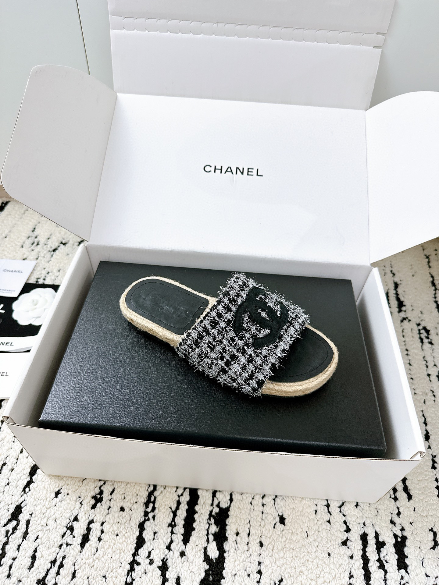 샤넬 여자 슬리퍼