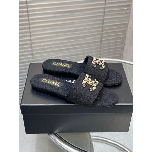 샤넬 여자 슬리퍼