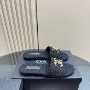 샤넬 여자 슬리퍼