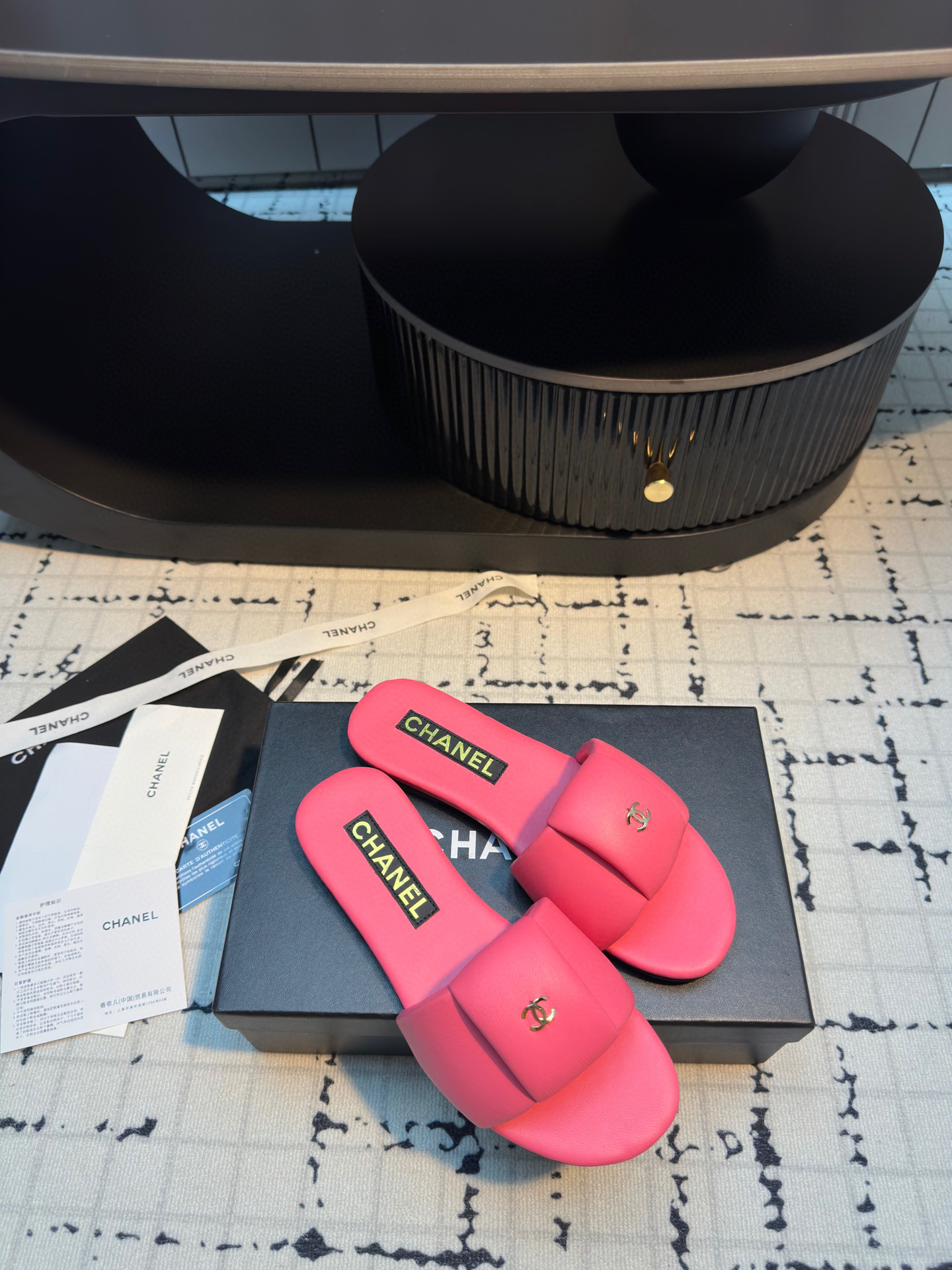 샤넬 여자 슬리퍼