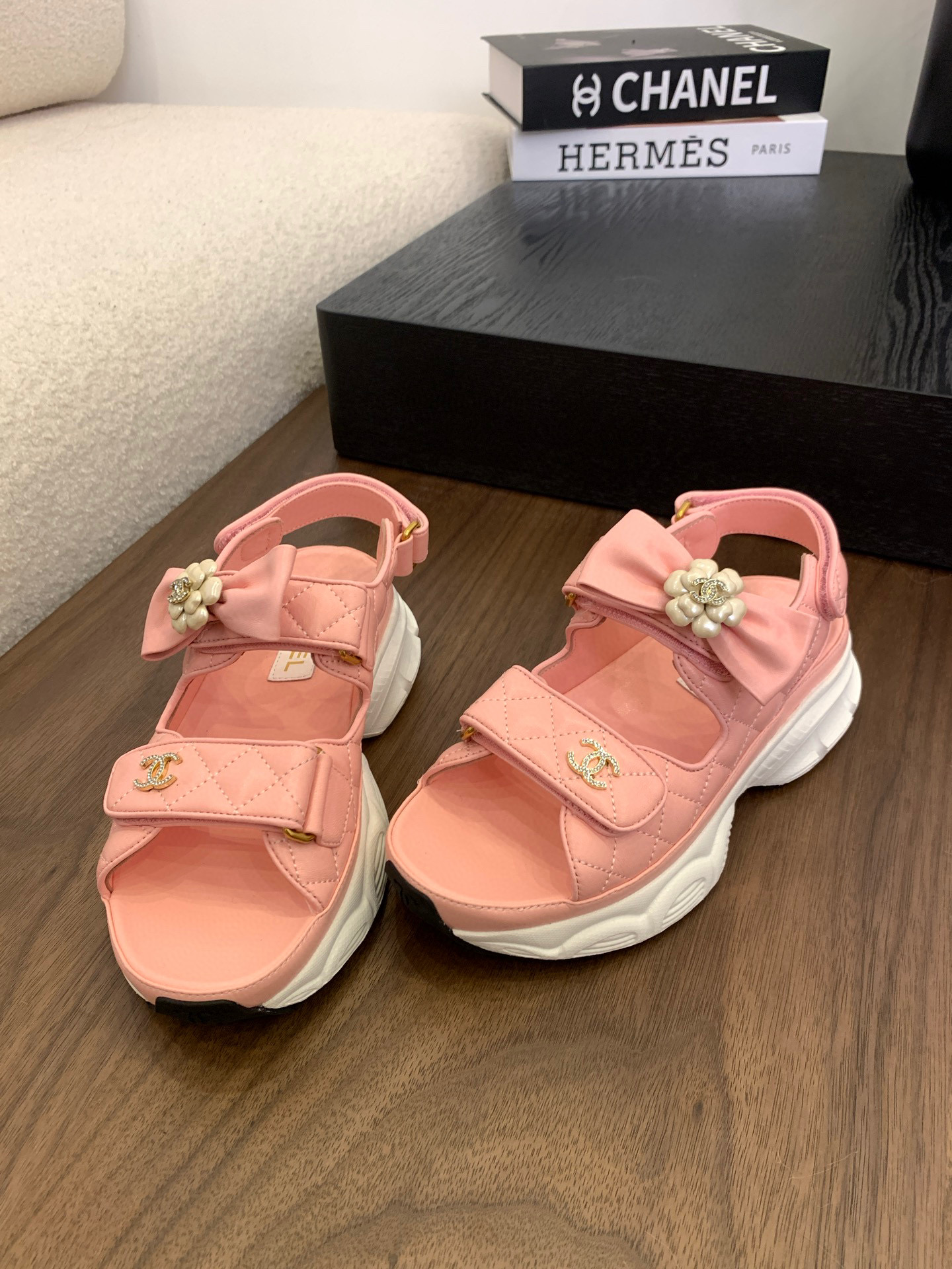 샤넬 여자 샌들