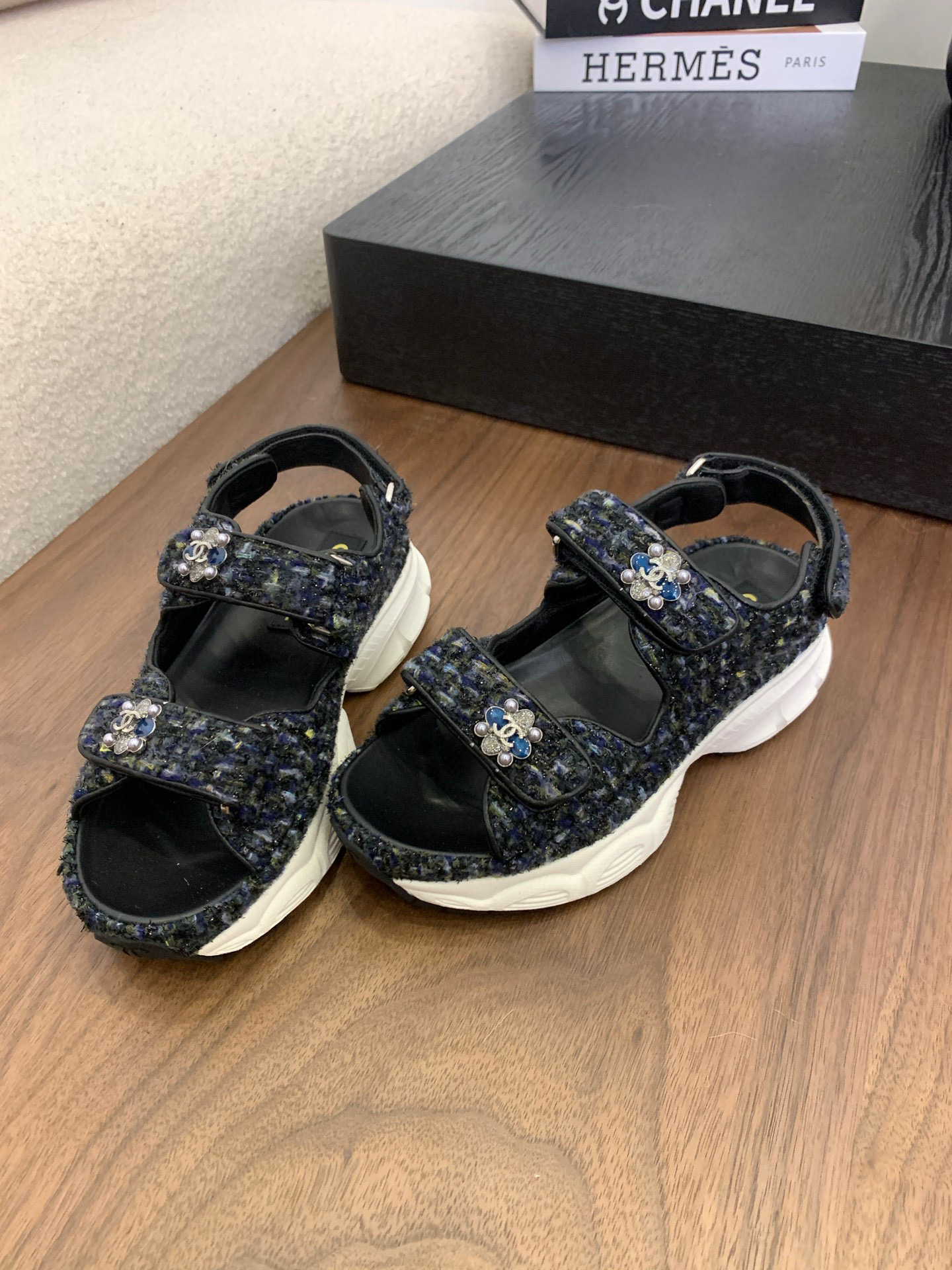 샤넬 여자 샌들