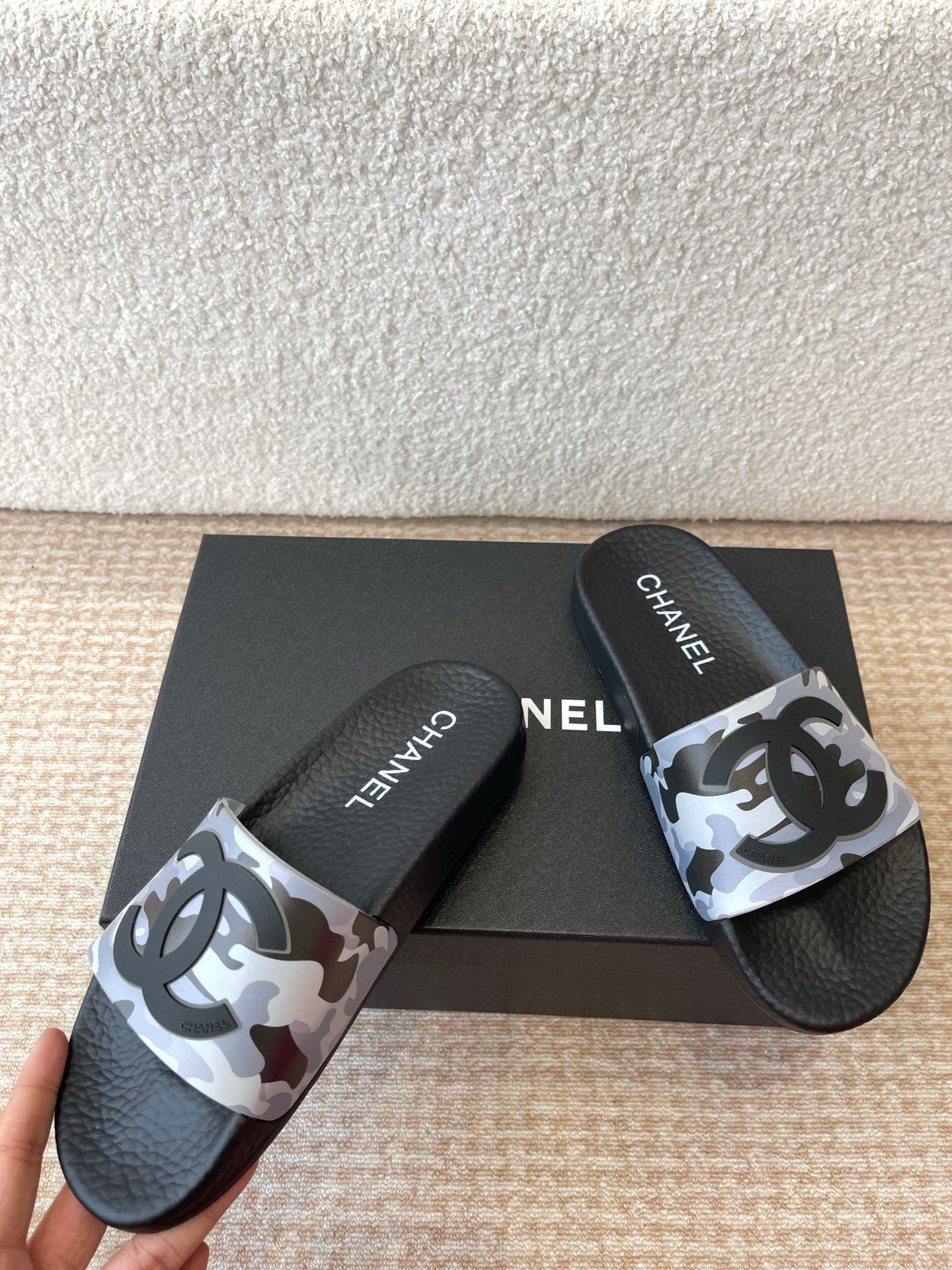 샤넬 여자 슬리퍼