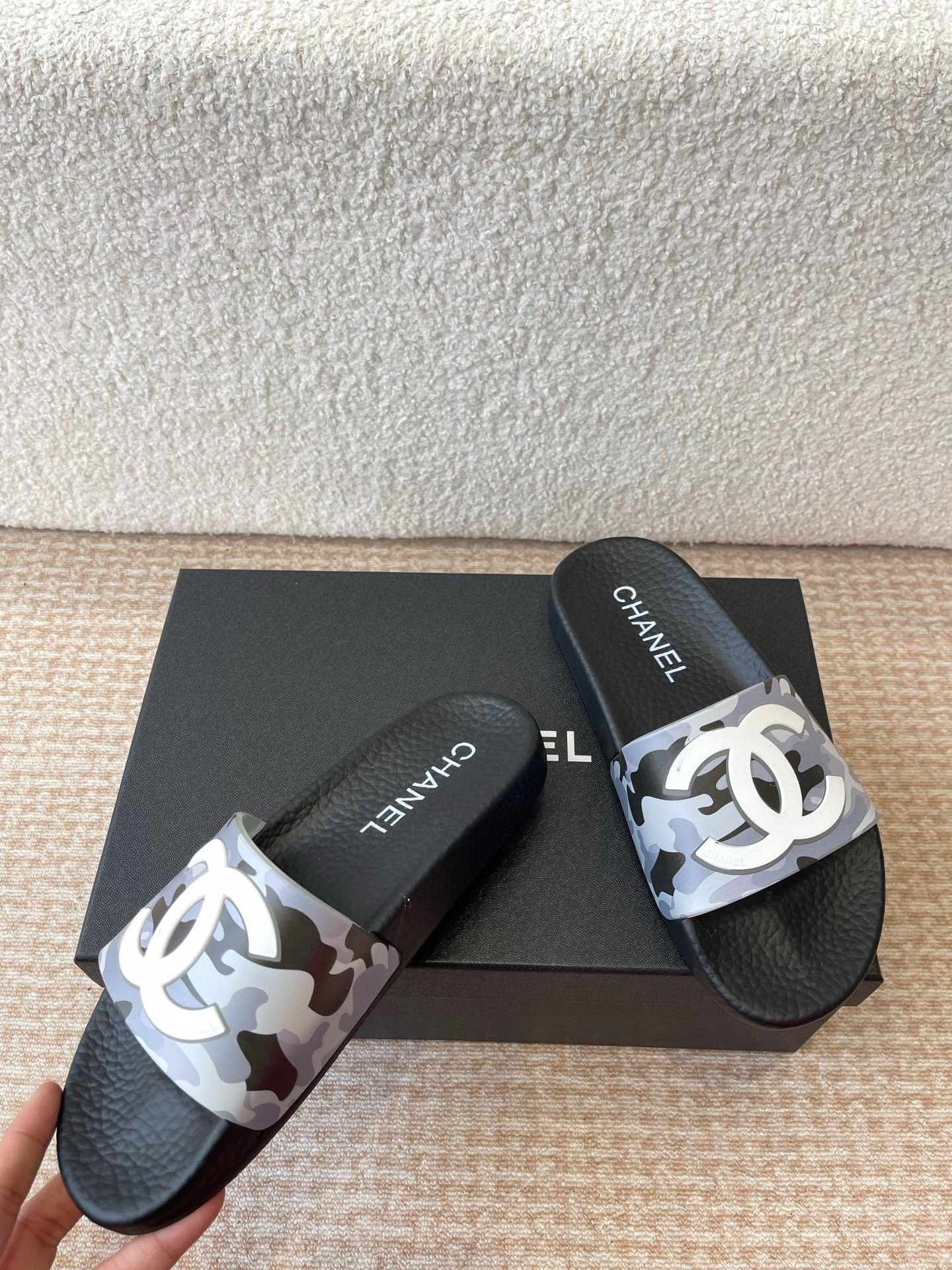 샤넬 여자 슬리퍼