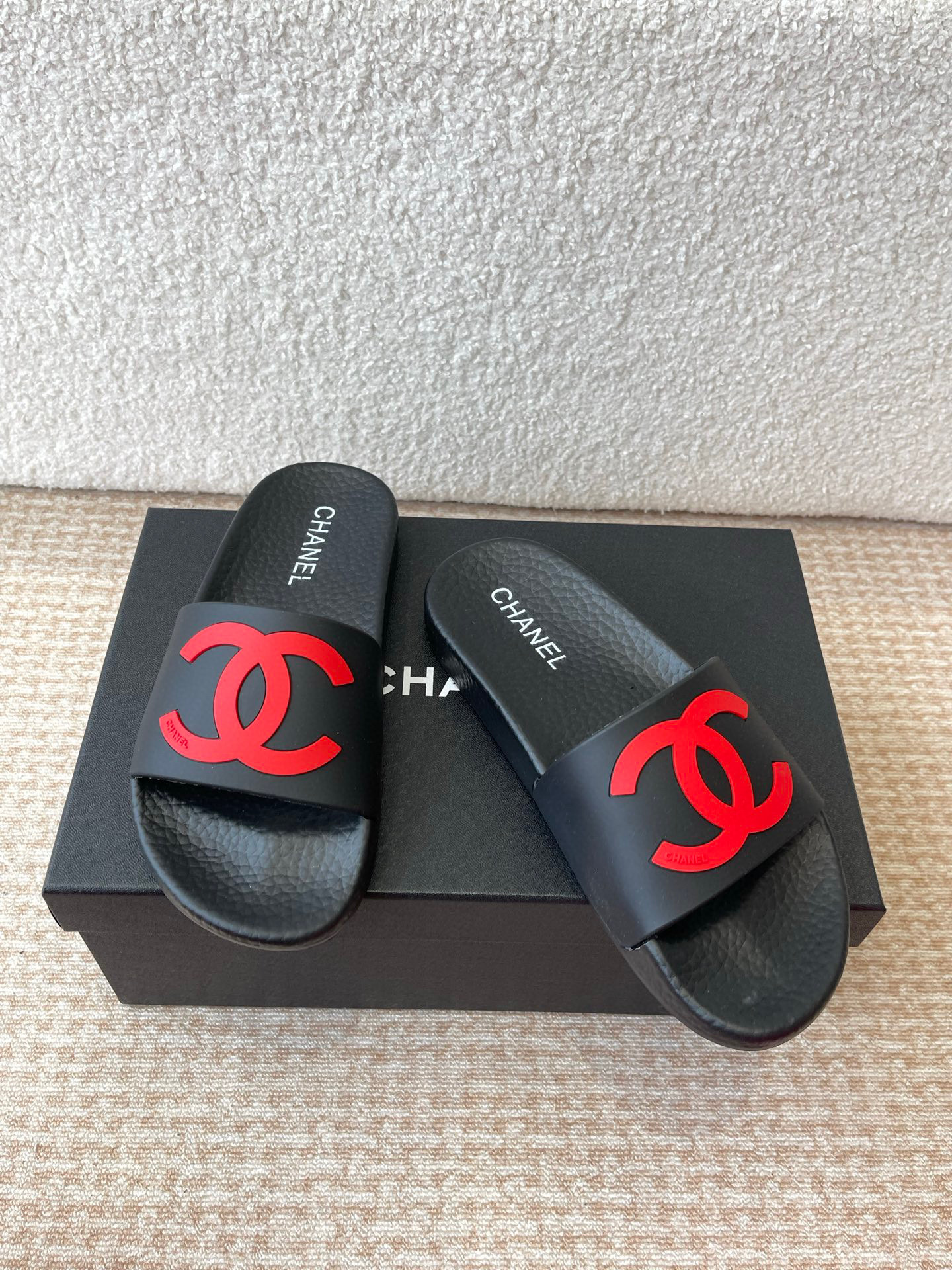 샤넬 여자 슬리퍼