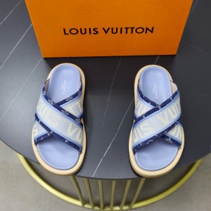 루이비통 남녀공용 슬리퍼