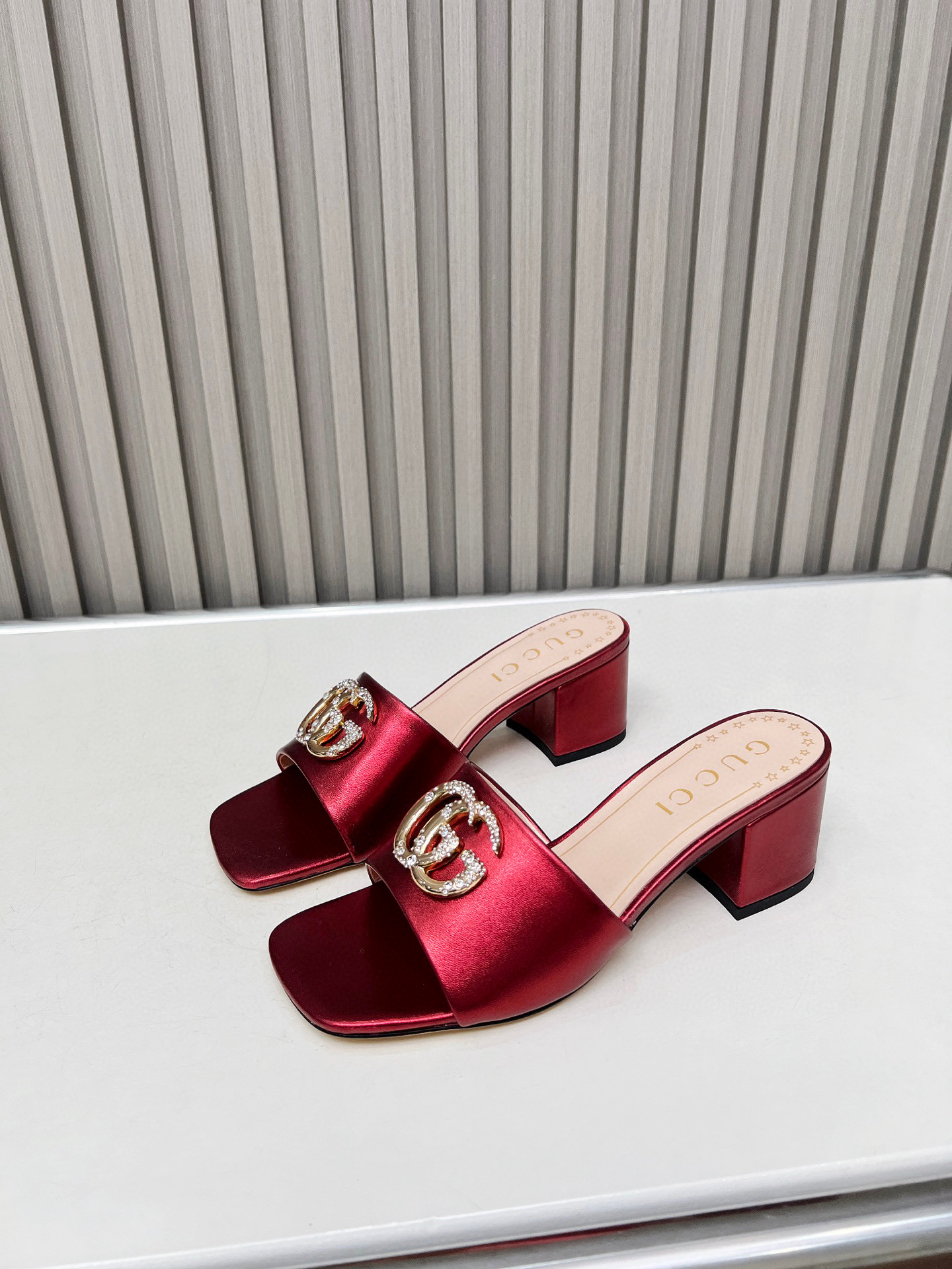 구찌 여자 슬리퍼 6cm