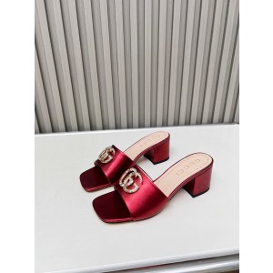 구찌 여자 슬리퍼 6cm