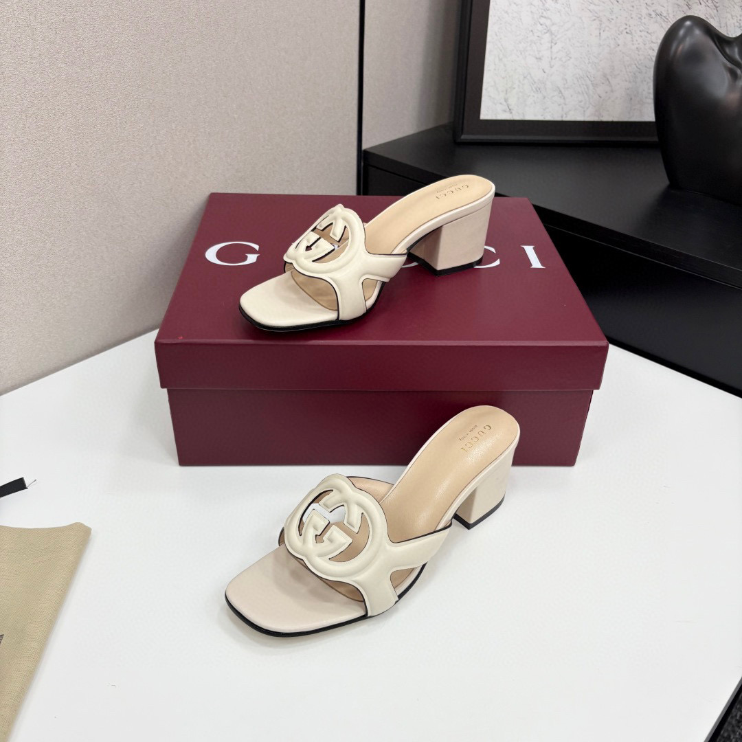 구찌 여자 슬리퍼 5cm