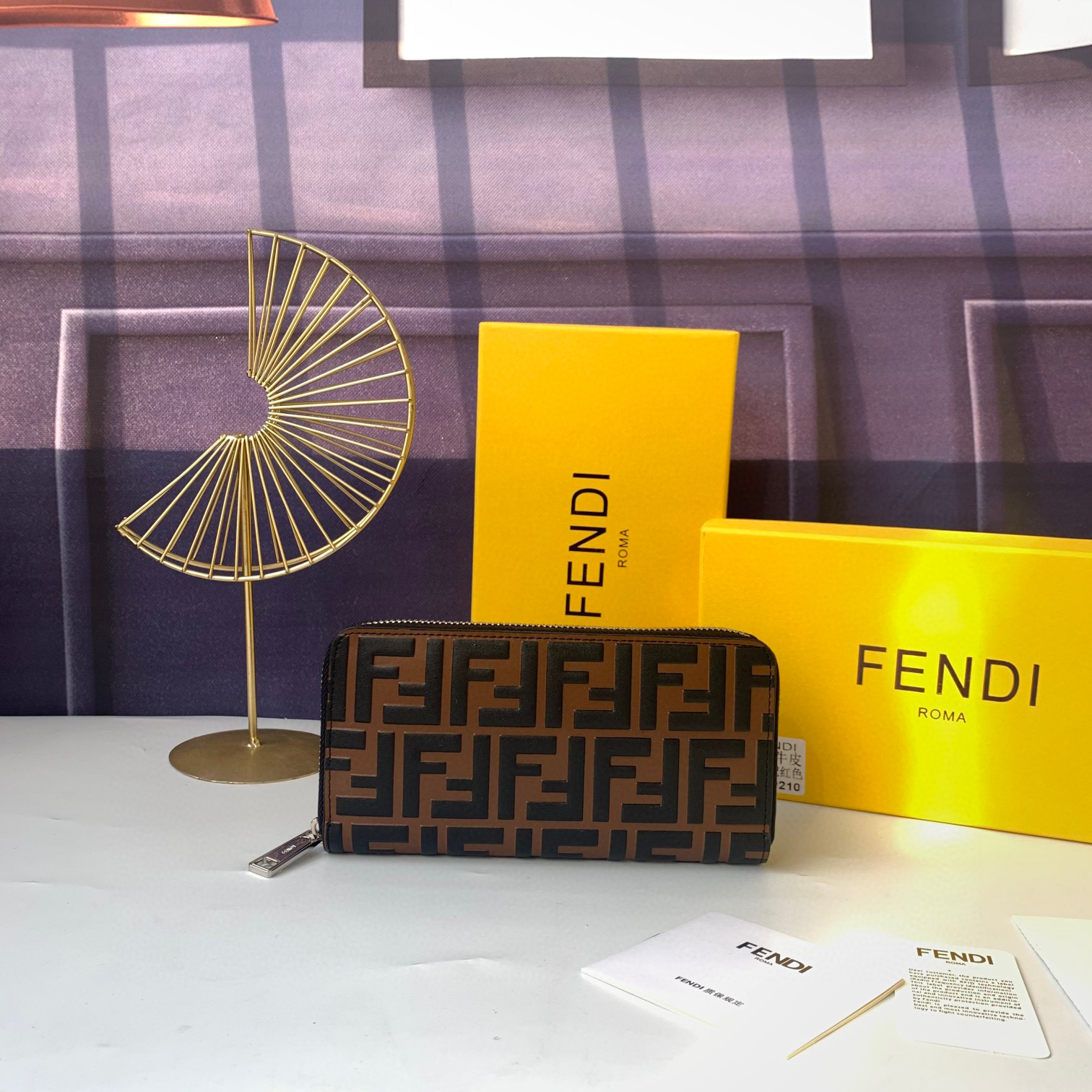 펜디 남자 장지갑