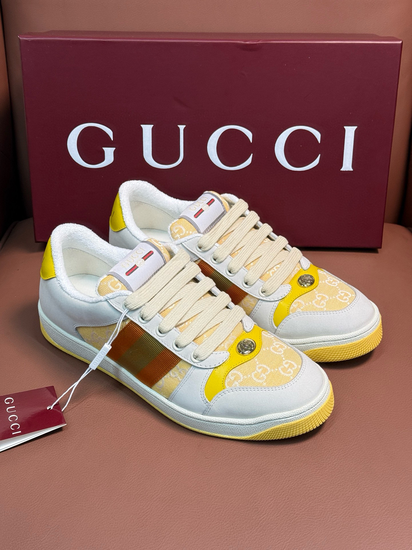 구찌 2.5cm 스크러너 남자 신발 운동화 스니커즈