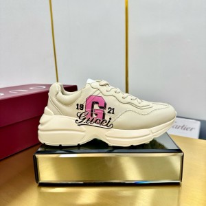 구찌 라이톤 남녀공용 신발 운동화 스니커즈