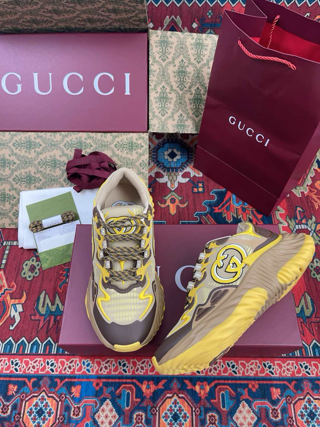 구찌 5cm 라이톤 여자 신발 운동화 스니커즈