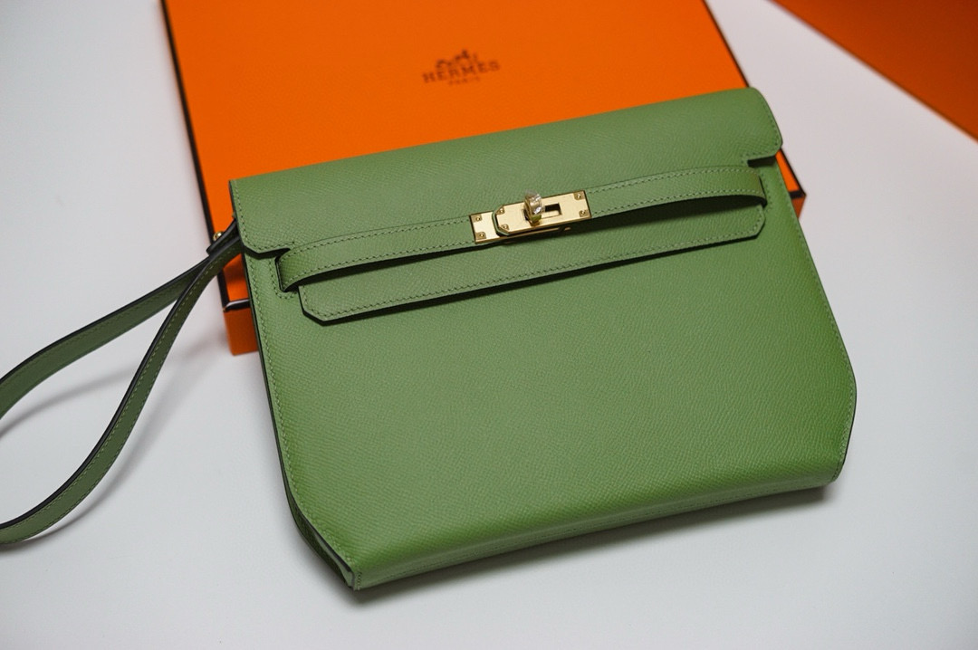 에르메스 클러치겸크로스백 켈리 데페슈
