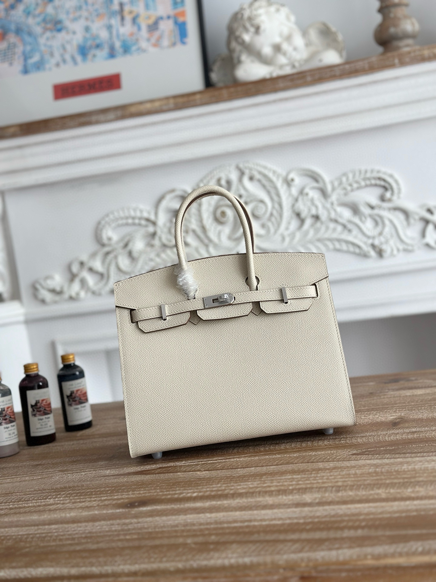 에르메스 버킨백 25 앱송가죽 여자가방