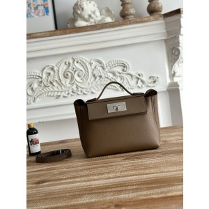 에르메스 켈리 미니 2424 에버컬러가죽/스위프트가죽 여자가방