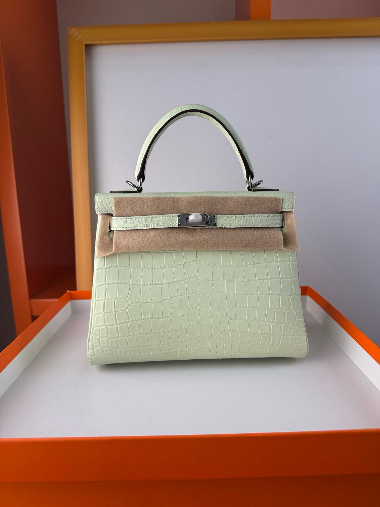 에르메스 켈리백 25 악어가죽 여자가방