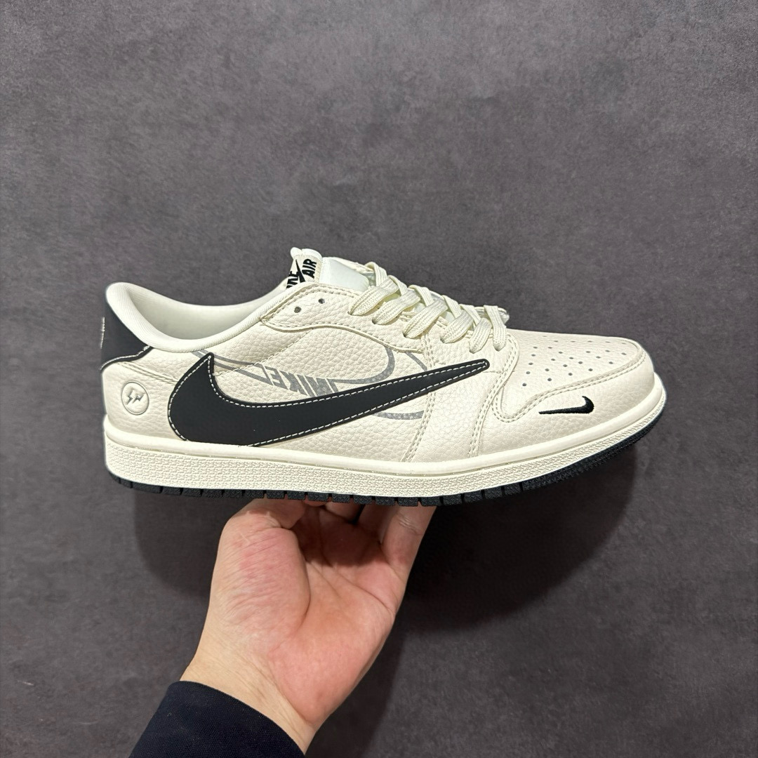 나이키 Travis Scott x Fragment Design x Air Jordan 1 Low OG SP AJ1 남녀공용 신발 운동화 스니커즈