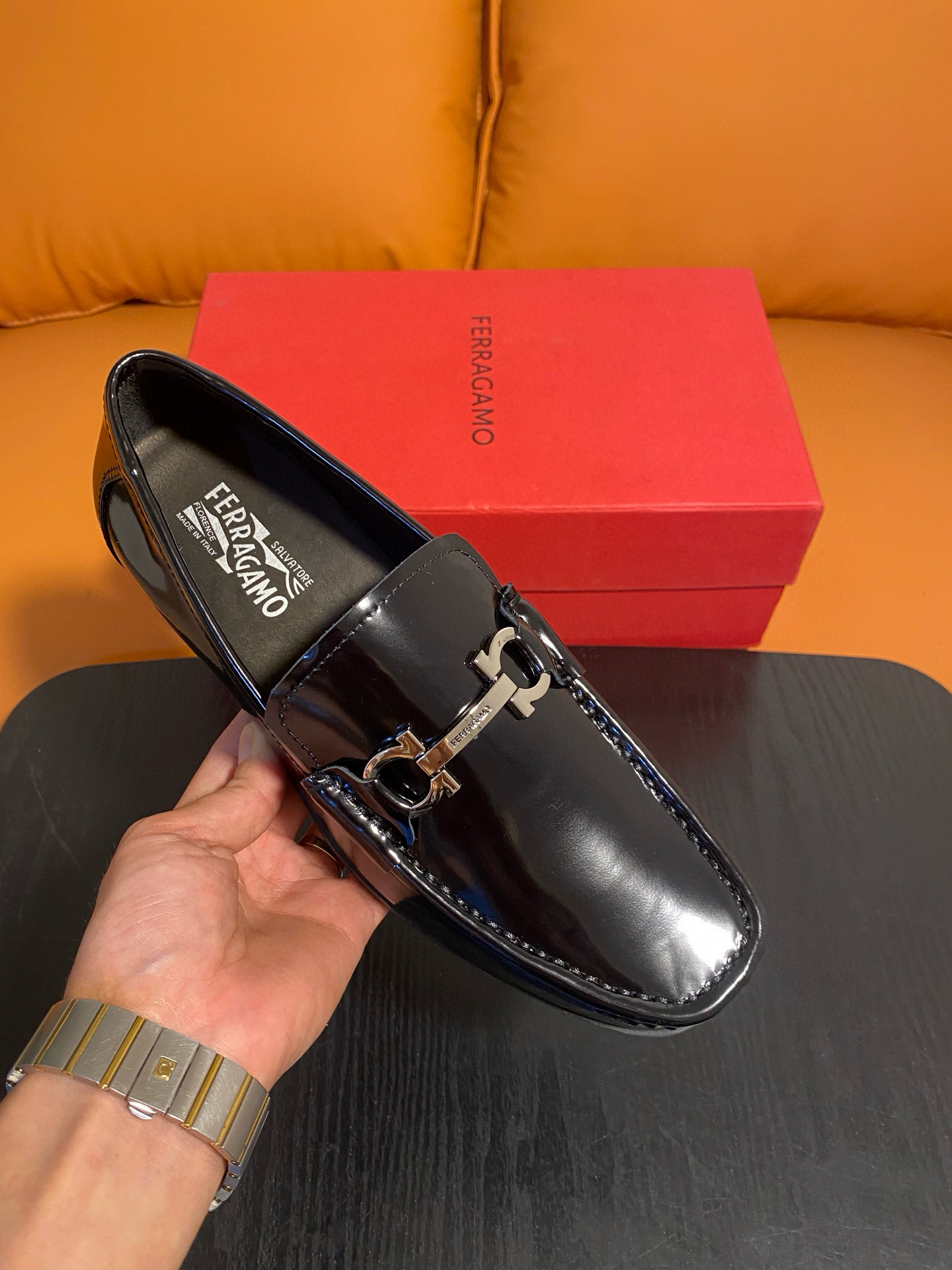 페라가모 남자 구두
