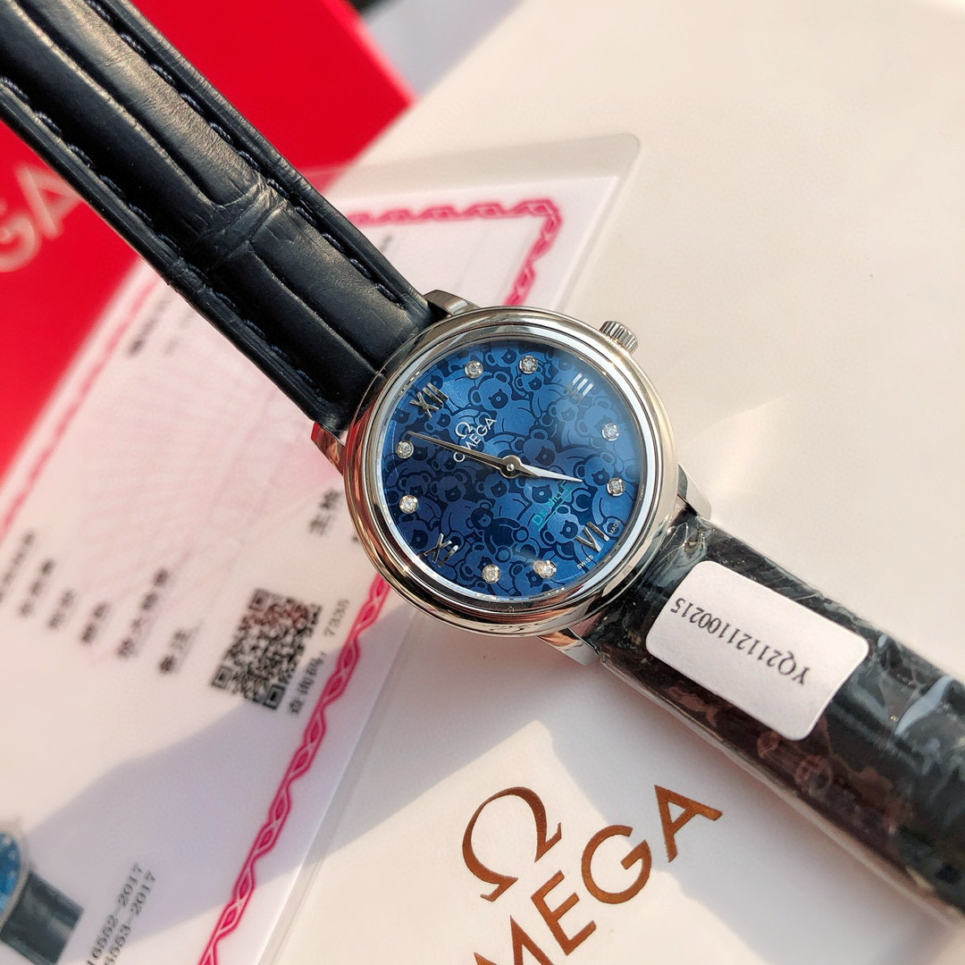 오메가 미러급 여자시계