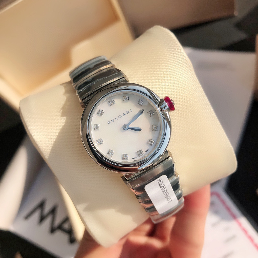 불가리 미러급 여자시계