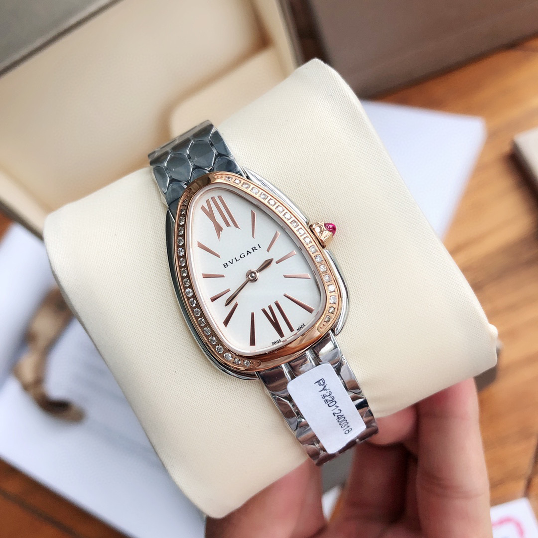 불가리 미러급 여자시계